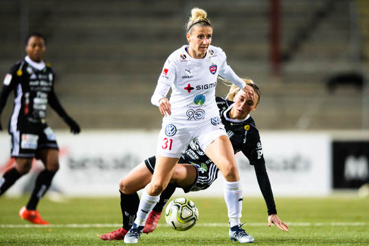 Rosengårds Anja Mittag och Piteås Julia Karlenäs