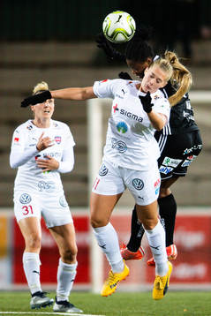 Rosengårds Lisa-Marie Utland och Piteås Faith Ikidi