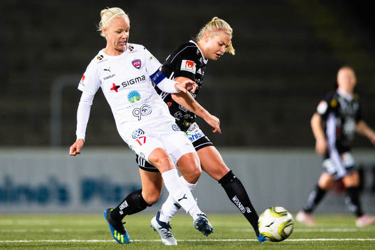 Rosengårds Caroline Seger och Piteås Ellen Löfqvist