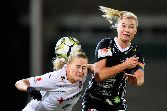 Rosengårds Lisa-Marie Utland och Piteås Ellen Löfqvist