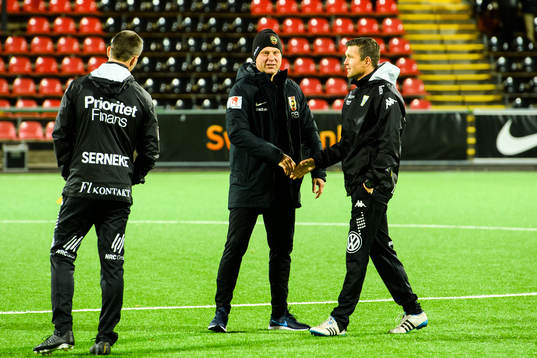 Brommapojkarnas tränare Roberth Björknesjö,  IFK