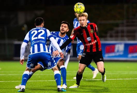 IFK Göteborgs Fredrik Oldrup Jensen och Giorgi Kharaishvili