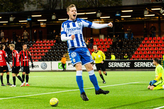 IFK Göteborgs Victor Wernersson jublar