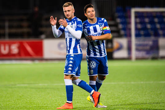 IFK Göteborgs Sebastian Ohlsson och David Boo Wiklander