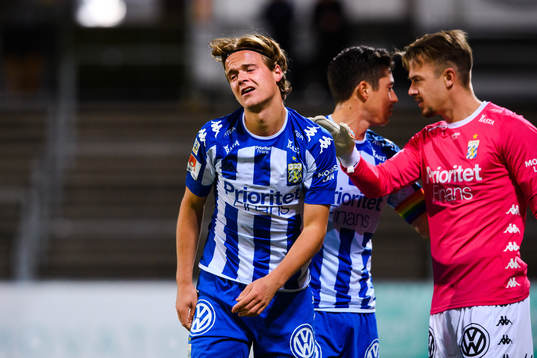 IFK Göteborgs August Erlingmark deppar