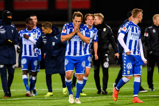 IFK Göteborgs Tobias Hysén jublar