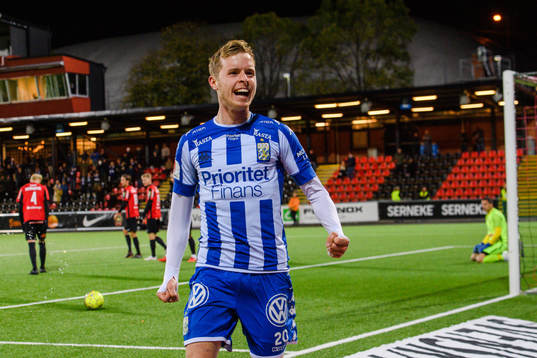 IFK Göteborgs Victor Wernersson jublar