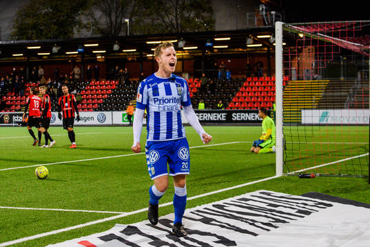 IFK Göteborgs Victor Wernersson jublar