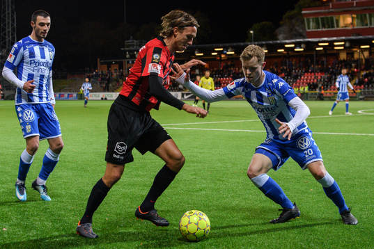 IFK Göteborgs Giorgi Kharaishvili och Victor Wernersson