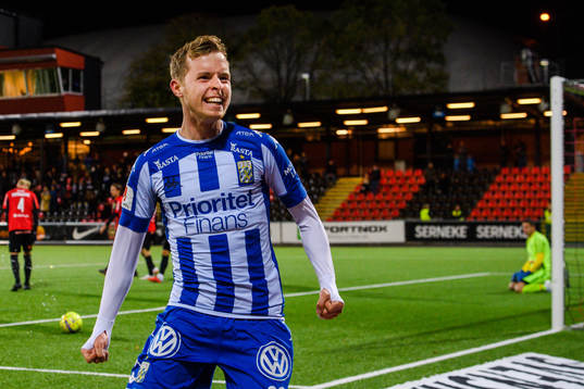IFK Göteborgs Victor Wernersson jublar