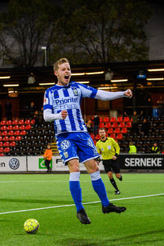 IFK Göteborgs Victor Wernersson jublar