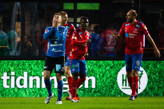 Halmstads Gabriel Gudmundsson deppar