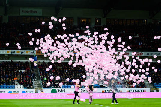 Ballonger för att hedra bröstcancer