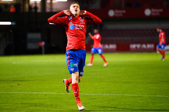 Helsingborgs Andri Runar Bjarnason deppar