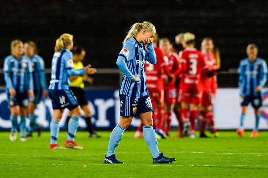 Djurgårdens Julia Spetsmark deppar