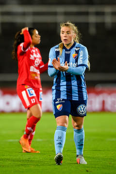 Djurgårdens Ingibjörg Sigurdadottir deppar