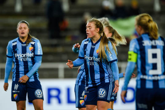 Djurgårdens Ingibjörg Sigurdadottir deppar