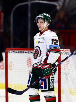 Frölundas Max Friberg deppar