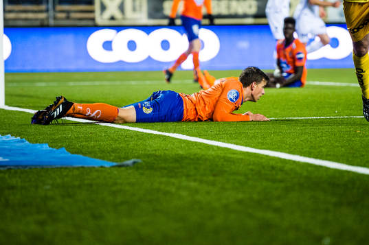 Jonas Grønner of Aalesund looks dejected