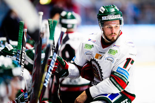 Frölundas Sebastian Stålberg deppar