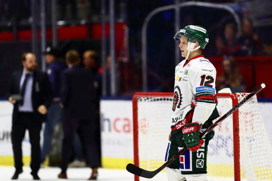 Frölundas Max Friberg deppar