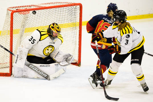 Djurgårdens Alice Östensson gör mål bakom Brynäs