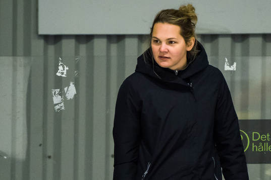 Brynäs assisterande tränare Jennifer Wakefield