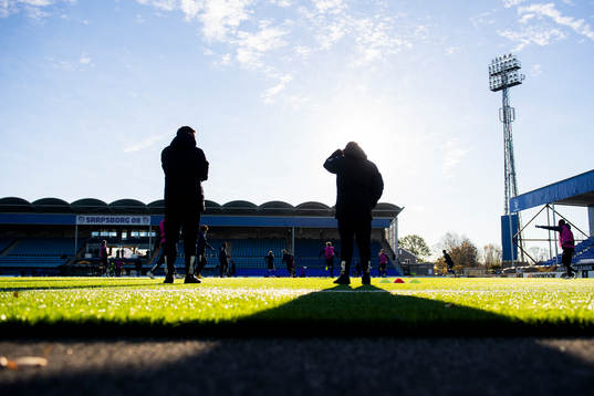 Tom Freddy Aune, assistant coach of Sarpsborg 08, and Geir