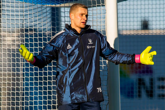 Goalkeeper Aleksandr Vasyutin of Sarpsborg 08