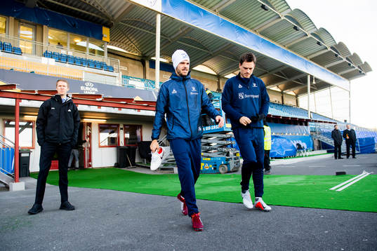 Joachim Thomassen and Jørgen Horn of Sarpsborg 08
