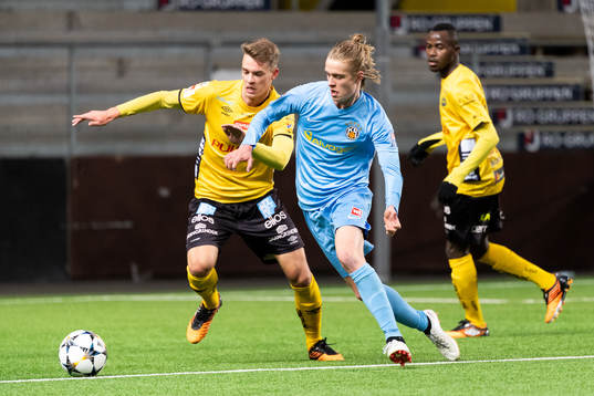 KR Reykjaviks Stefán Árni Giersson och Elfsborgs Johannes