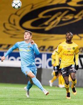 KR Reykjaviks Kristinn Kristinsson och Elfsborgs Isaac