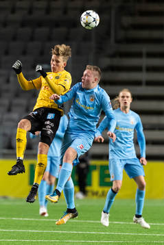 KR Reykjaviks Viktor Máni Róbertsson och Elfsborgs Noah