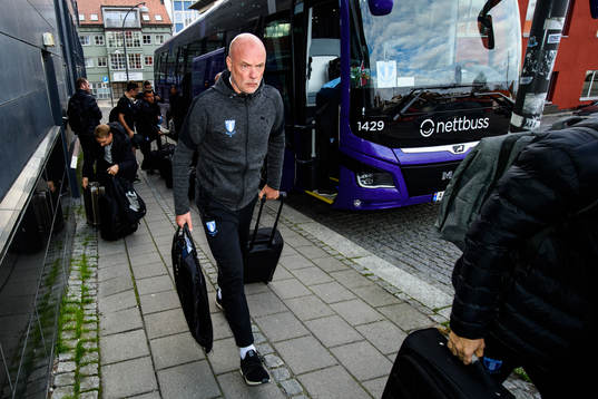 Head coach Uwe Rösler of Malmö FF arrives at the hotel