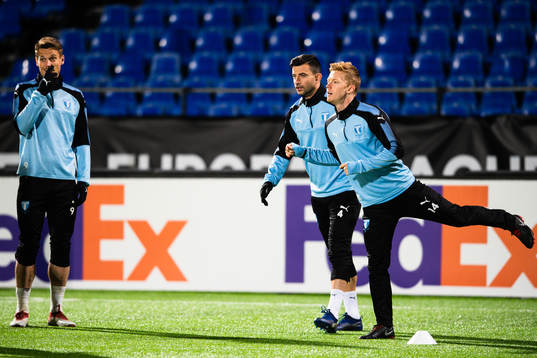Markus Rosenberg, Behrang Safari and Anders Christiansen of