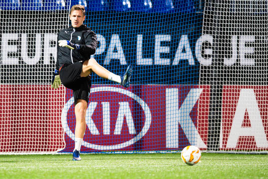Goalkeeper Johan Dahlin of Malmö FF