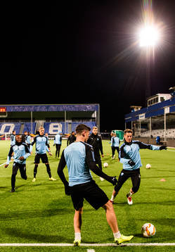 Marcus Antonsson and Markus Rosenberg of Malmö FF