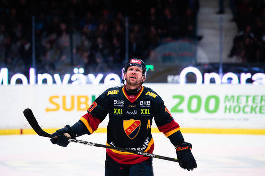 Djurgårdens Niclas Bergfors deppar