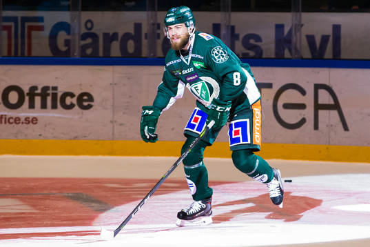 Färjestads Robin Press jublar