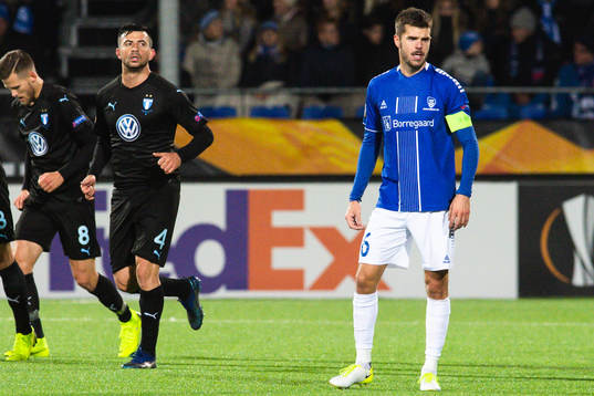 Joachim Thomassen of Sarpsborg 08 looks dejected