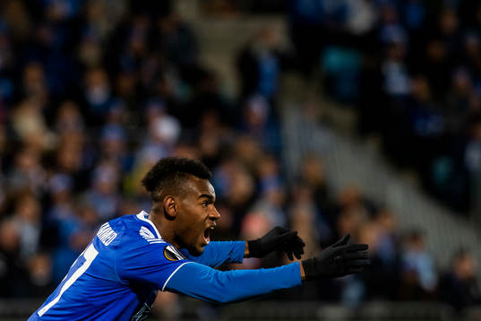 Rashad Muhammed of Sarpsborg 08 reacts