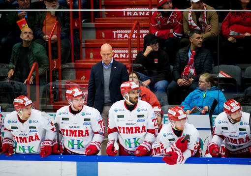 Timrås tränare Fredrik Andersson och Sebastian Ohlsson