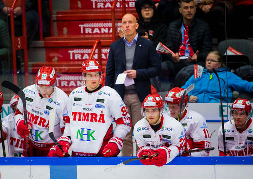Timrås tränare Fredrik Andersson och Sebastian Ohlsson