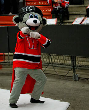 Örebros maskot Harry the hero