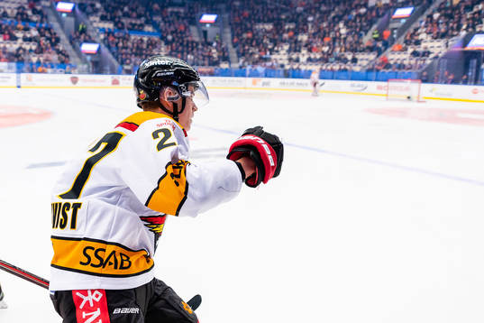Luleås Nils Lundkvist jublar
