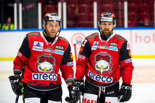 Malmö Redhawks Frederik Storm och Nichlas Hardt