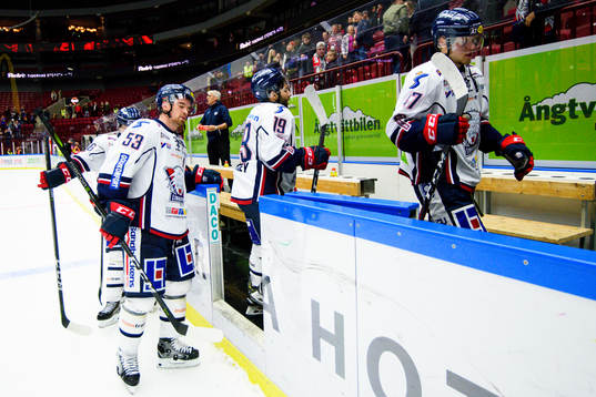 Linköpings Eddie Larsson, Joe Whitney och Anton Karlsson