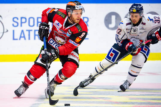 Malmö Redhawks Frederik Storm och Linköpings Lukas