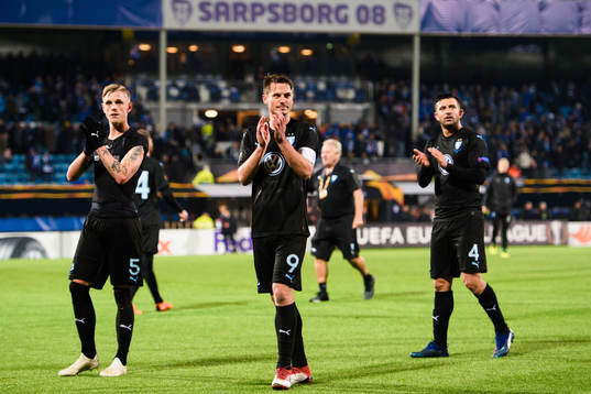 Sören Rieks, Markus Rosenberg and Behrang Safari Malmö FF