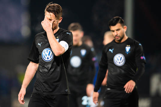 18102 Markus Rosenberg of Malmö FF looks dejected